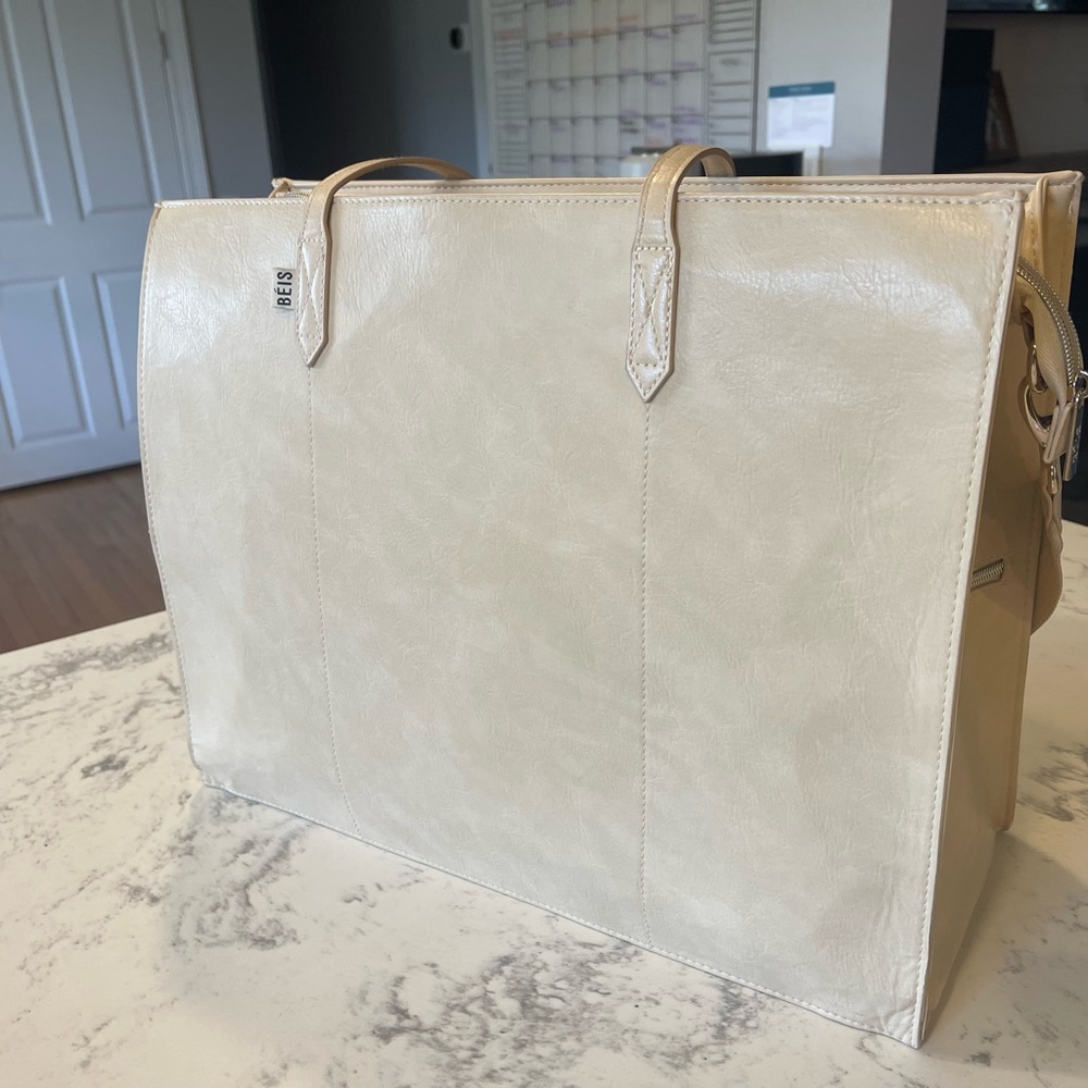 BÉIS The Large Work Tote in Beige